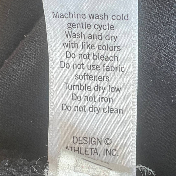 Athleta Metro Leggings Black Pants with Front and Rear Pockets - Small - Picture 15 of 16